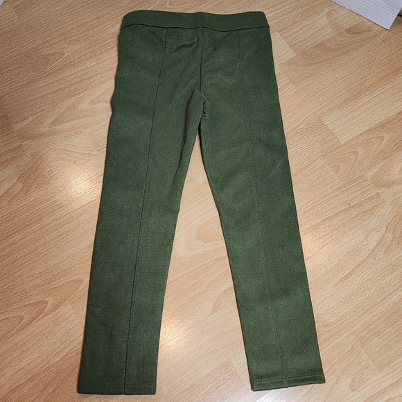 Janie and Jack Faux Suede Green Pull On Pants Kids Size 6 - Picture 10 of 11